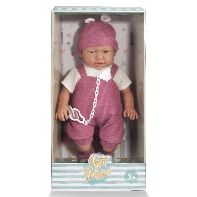 PICCOLA BABY Muñeca Recién Nacida Fucsia