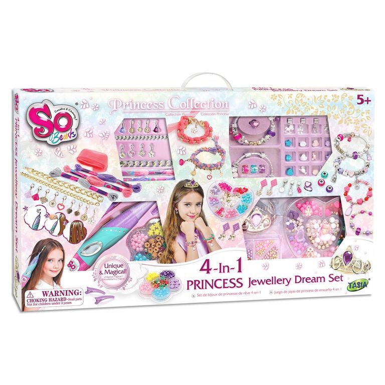 SO BEADS 4 En 1 Set De Joyas Princesa