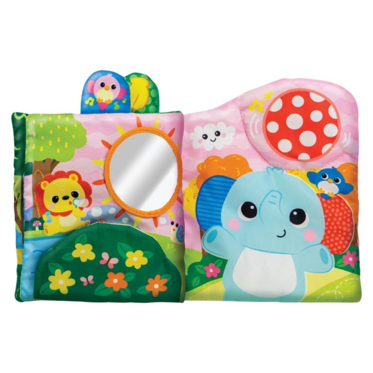 WINFUN - Libro Sensorial Animales Luz Y Sonido Winfun