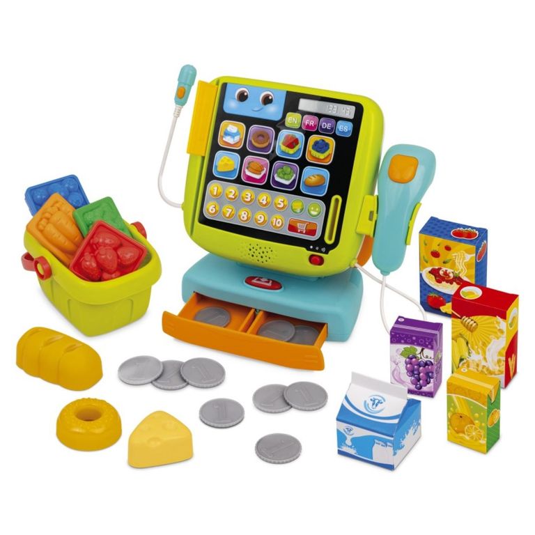 WINFUN Caja Registradora Bilingue Infantil