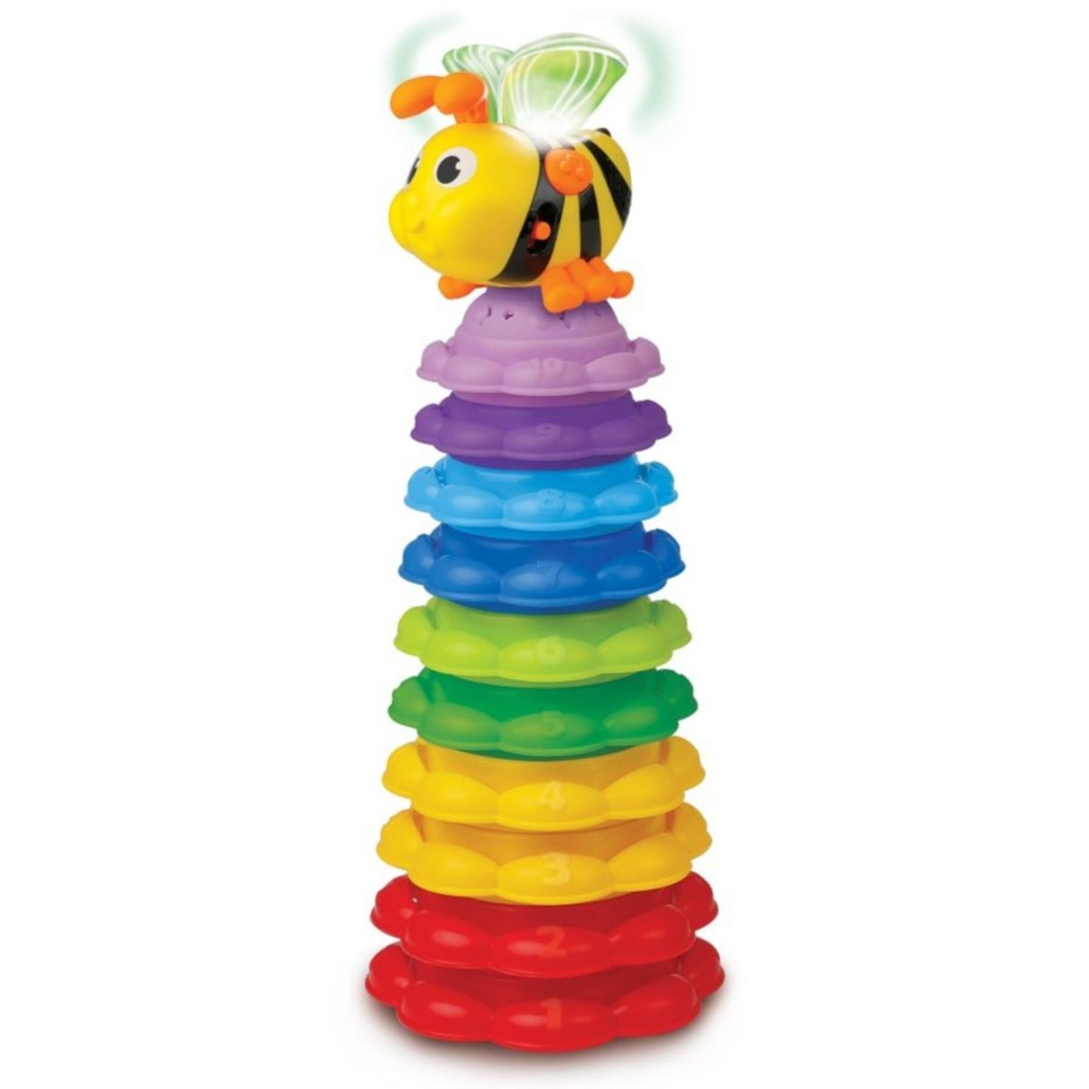 WINFUN - Juguete Apilable Abeja Con Luz Y Sonido Winfun