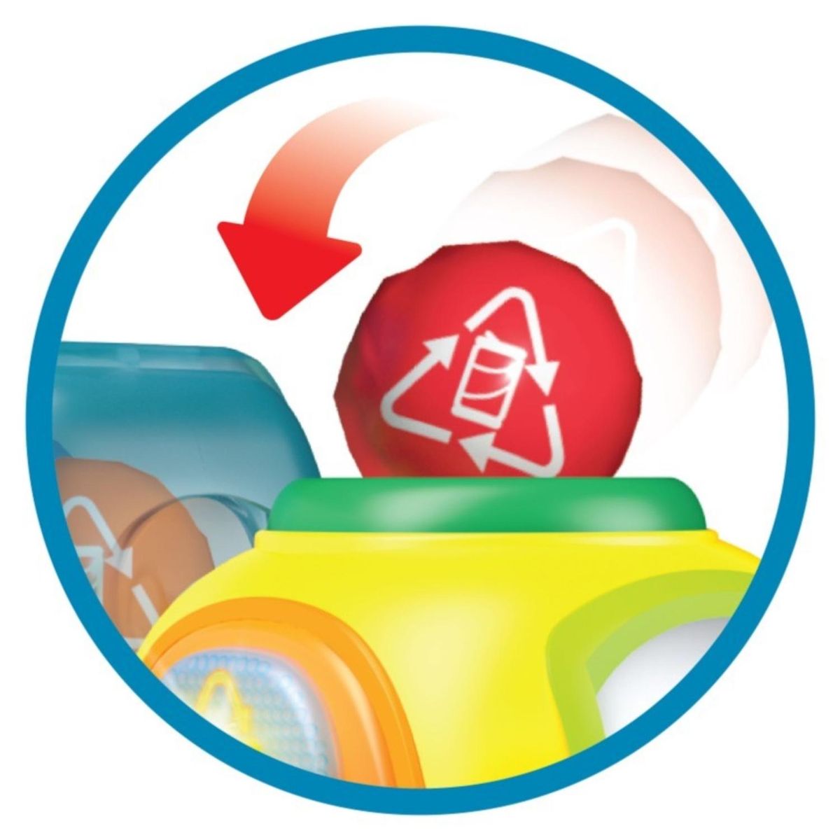 WINFUN - Camión De Reciclaje Interactivo Luz Y Sonido Winfun