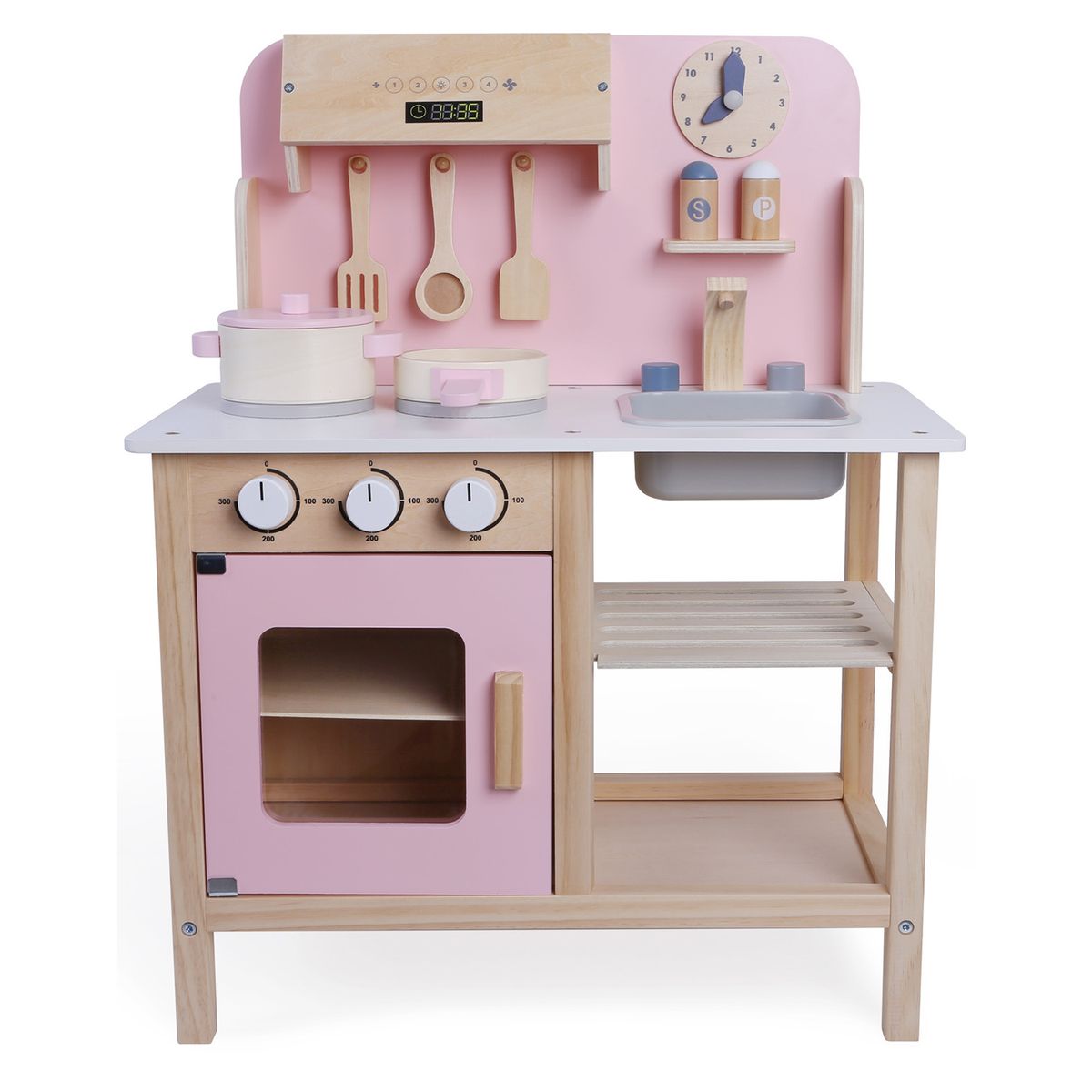 SCOOP - Cocina De Madera Infantil Rosada