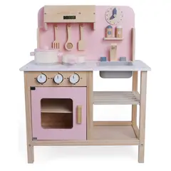 SCOOP - Cocina De Madera Infantil Rosada