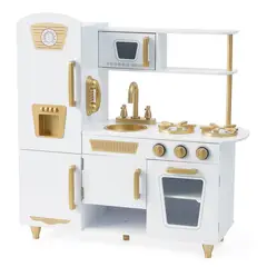 SCOOP - Cocina De Juego Infantil De Madera Blanca