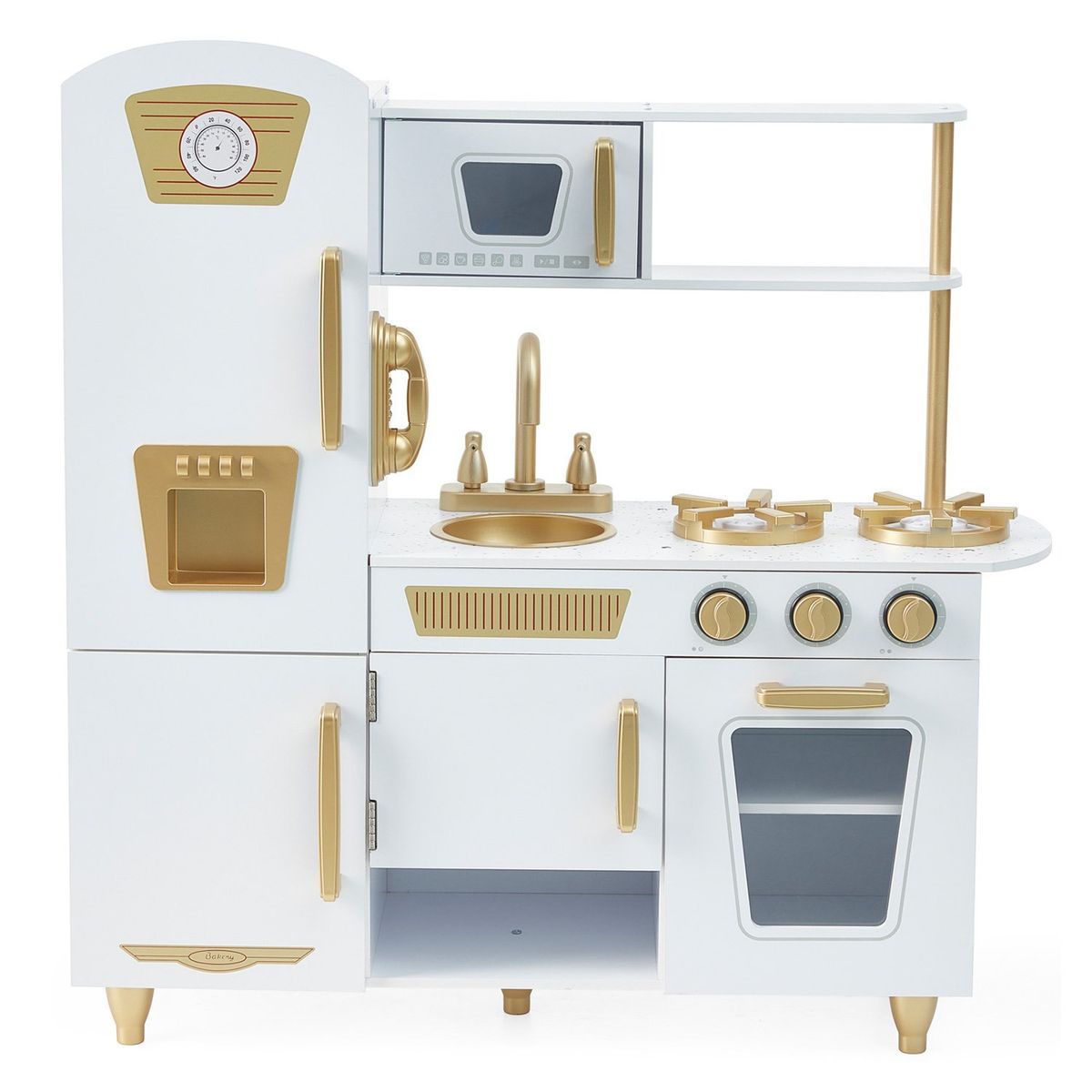 SCOOP - Cocina De Juego Infantil De Madera Blanca Scoop