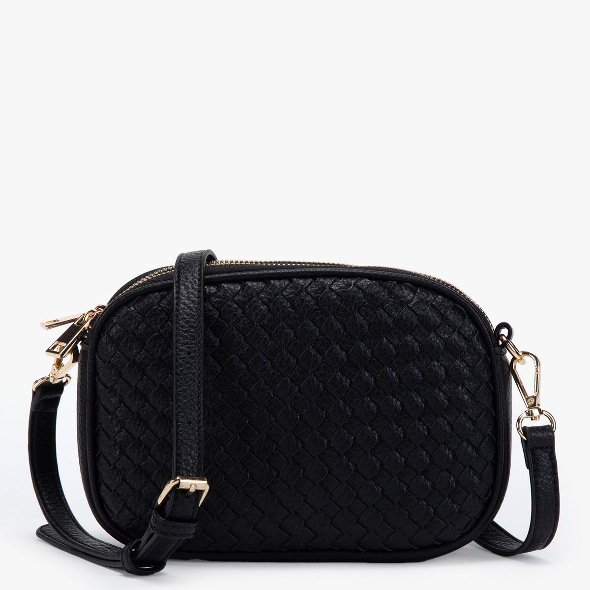 ELLE - Cartera Bandolera Trenzada Mujer Elle