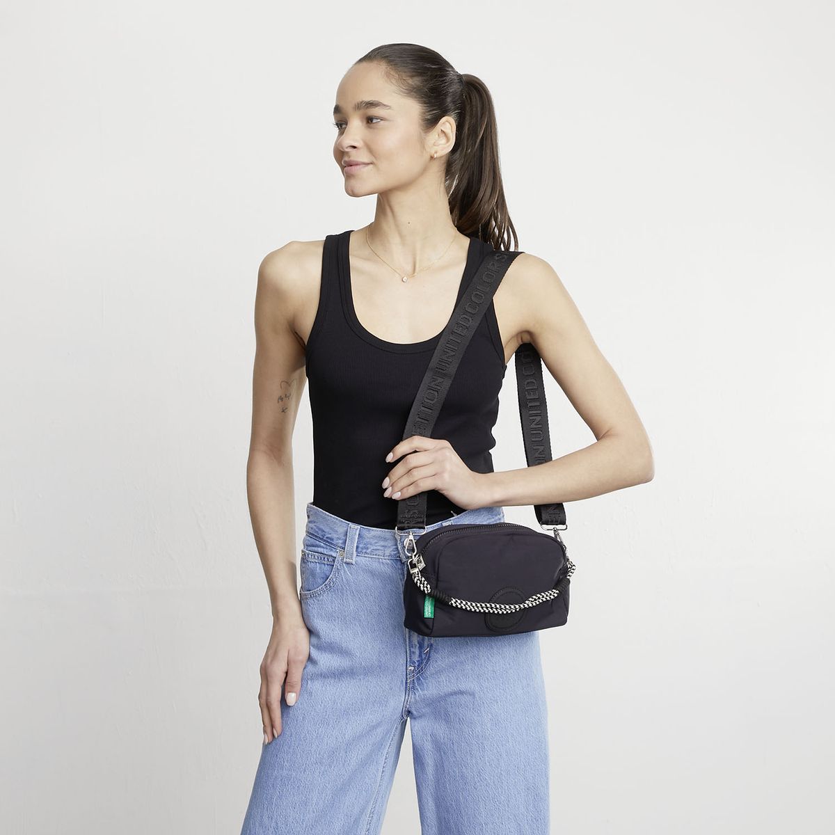 BENETTON - Cartera Bandolera Mujer Benetton