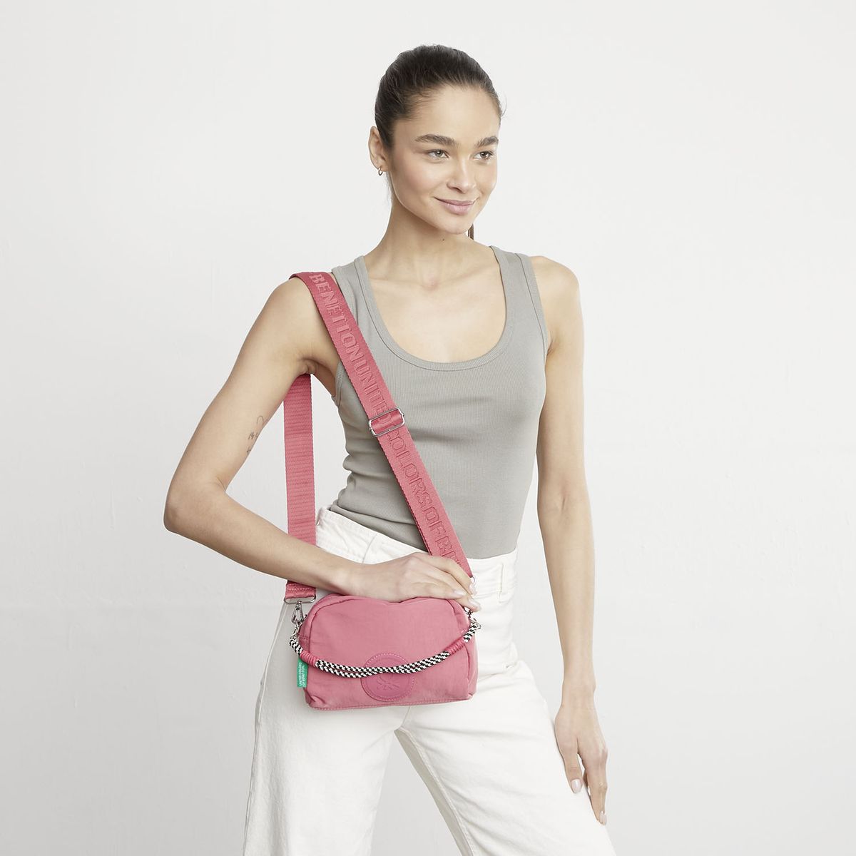 BENETTON - Cartera Bandolera Mujer Benetton