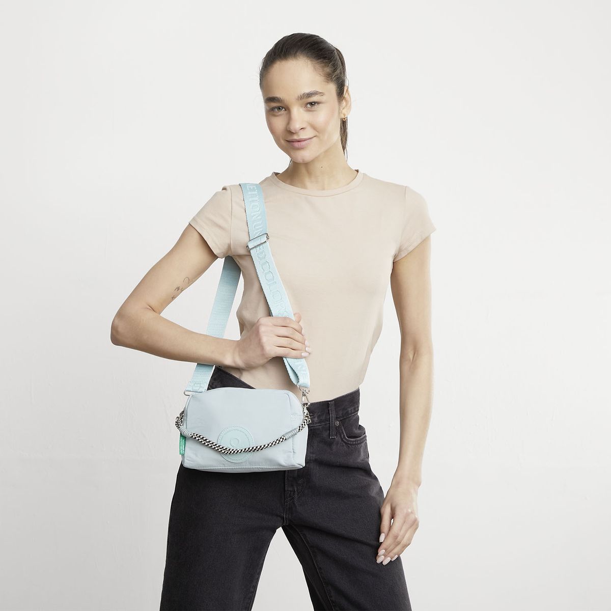 BENETTON - Cartera Bandolera Mujer Benetton