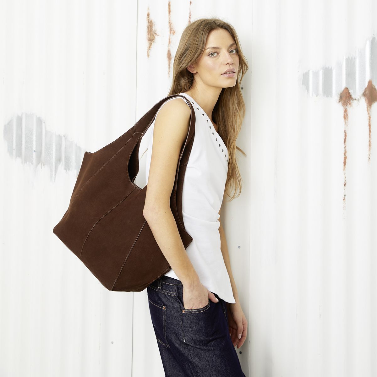 AMERICANINO - Cartera Boho Cuero Mujer Americanino