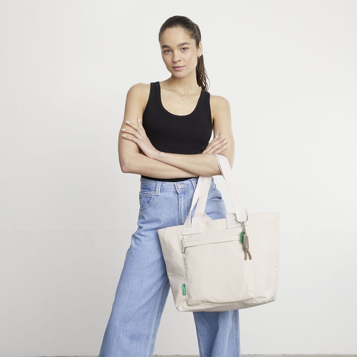 BENETTON - Cartera Tote Mujer Benetton