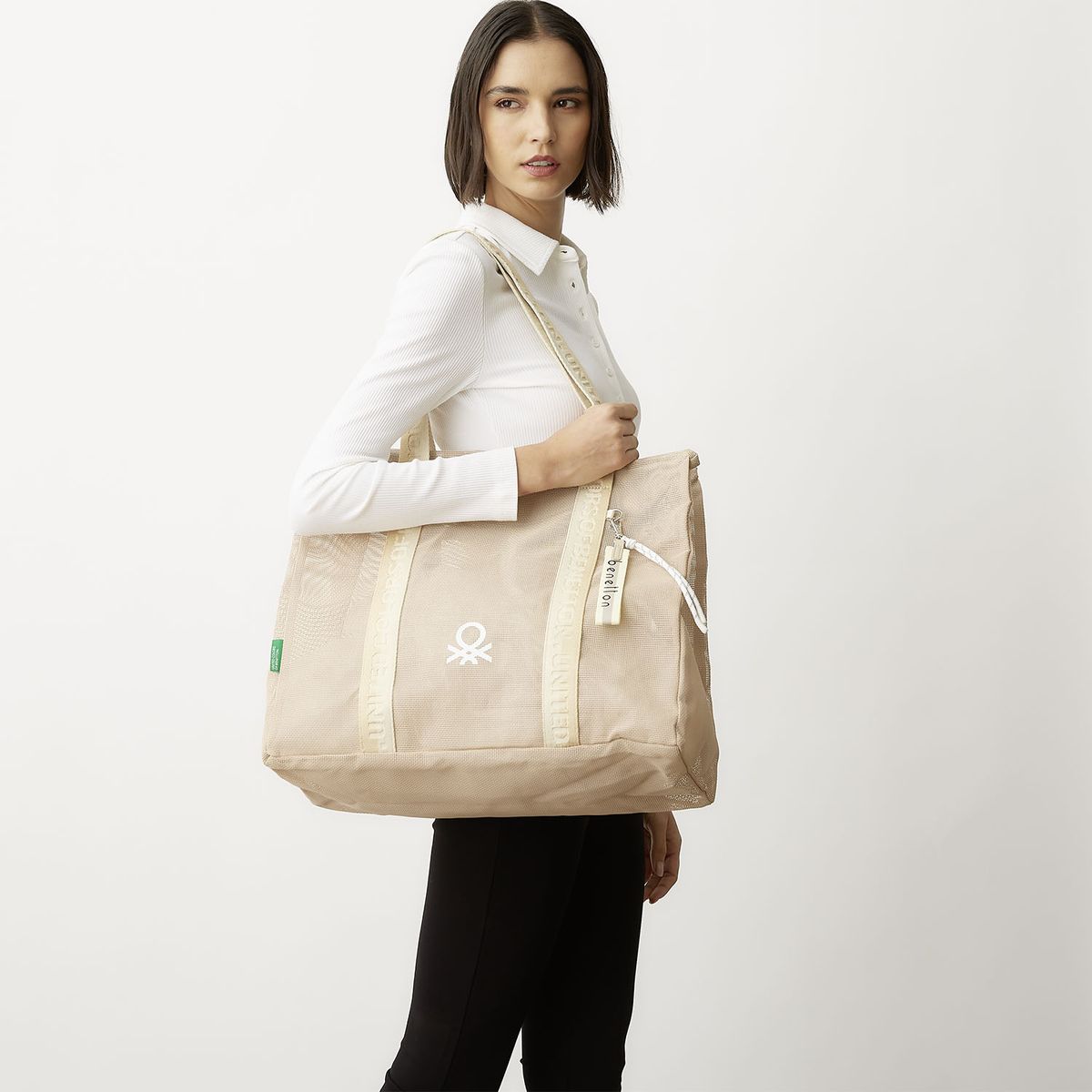 BENETTON - Cartera de Playa Mujer Benetton