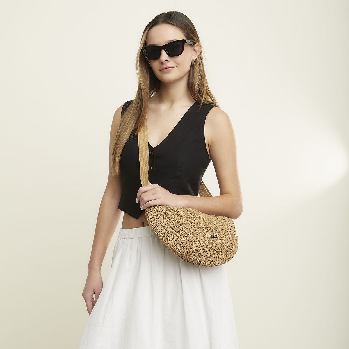 SYBILLA - Cartera Bandolera Fibra Mujer