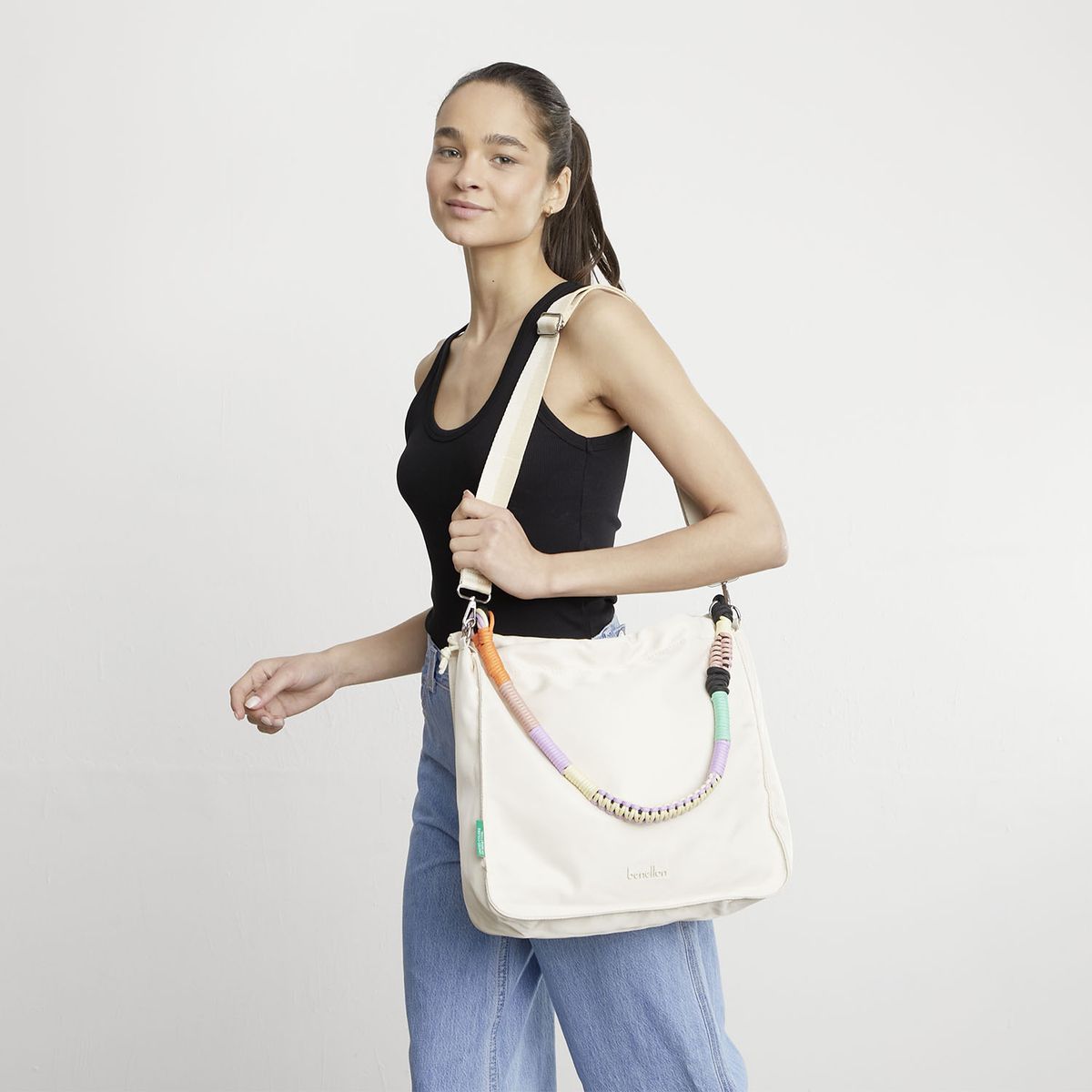 BENETTON - Cartera Bandolera Mujer Benetton