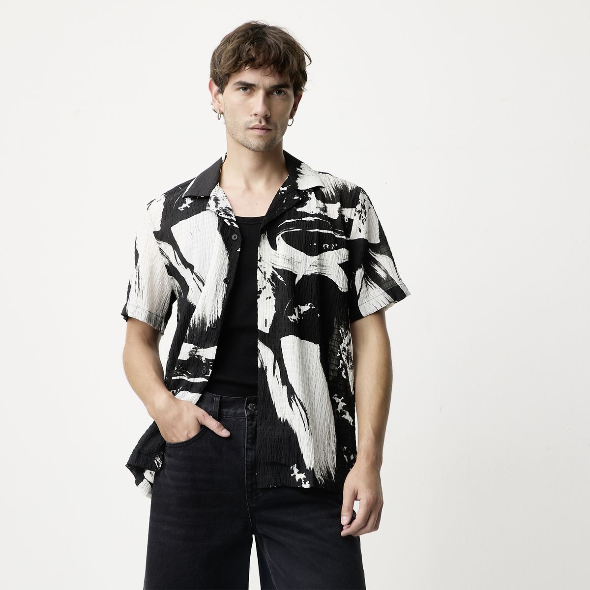 BASEMENT - Camisa Sport Hombre Basement