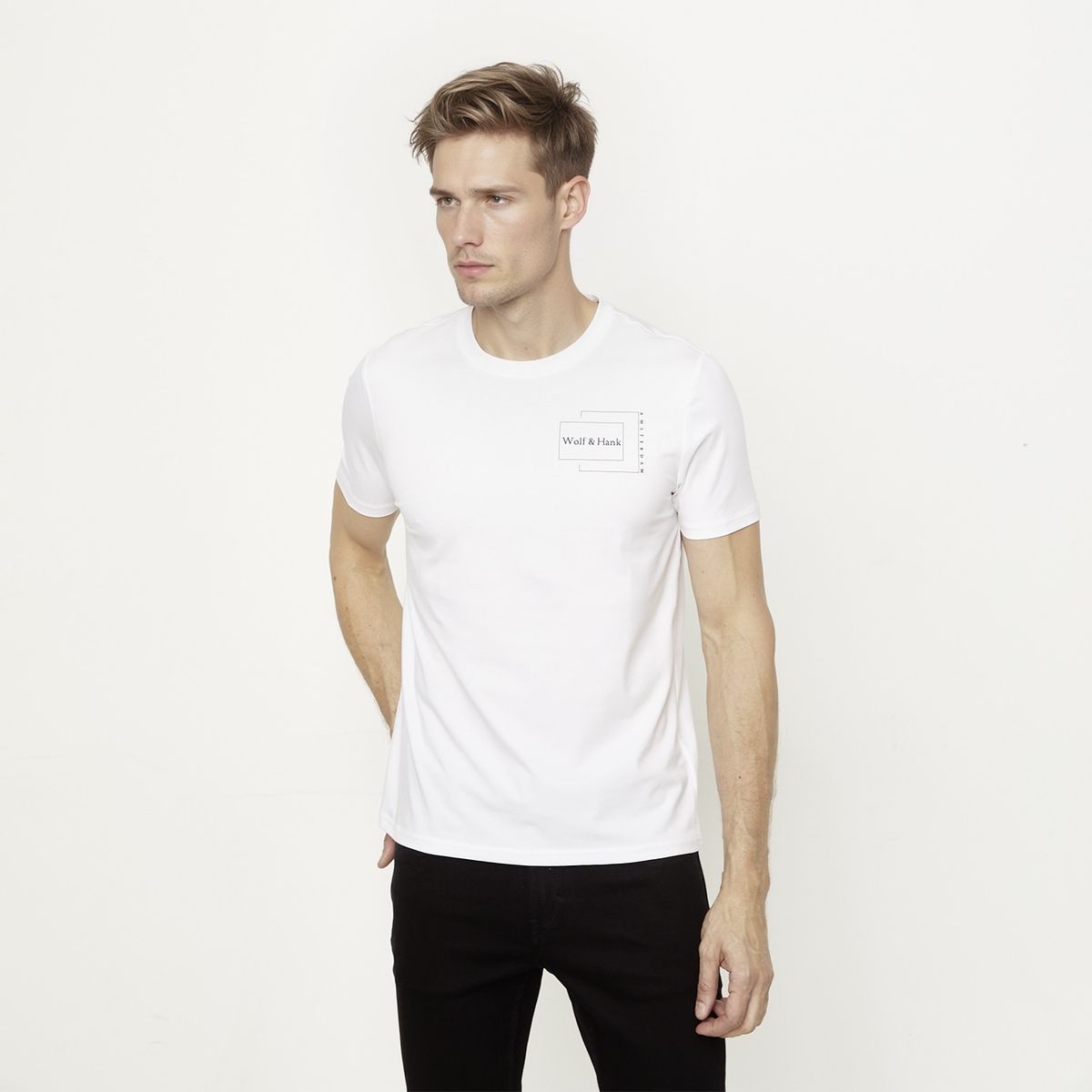 WOLF&HANK - Polera Manga Corta Hombre Wolf&Hank