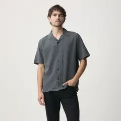 BASEMENT - Camisa Manga Corta Hombre