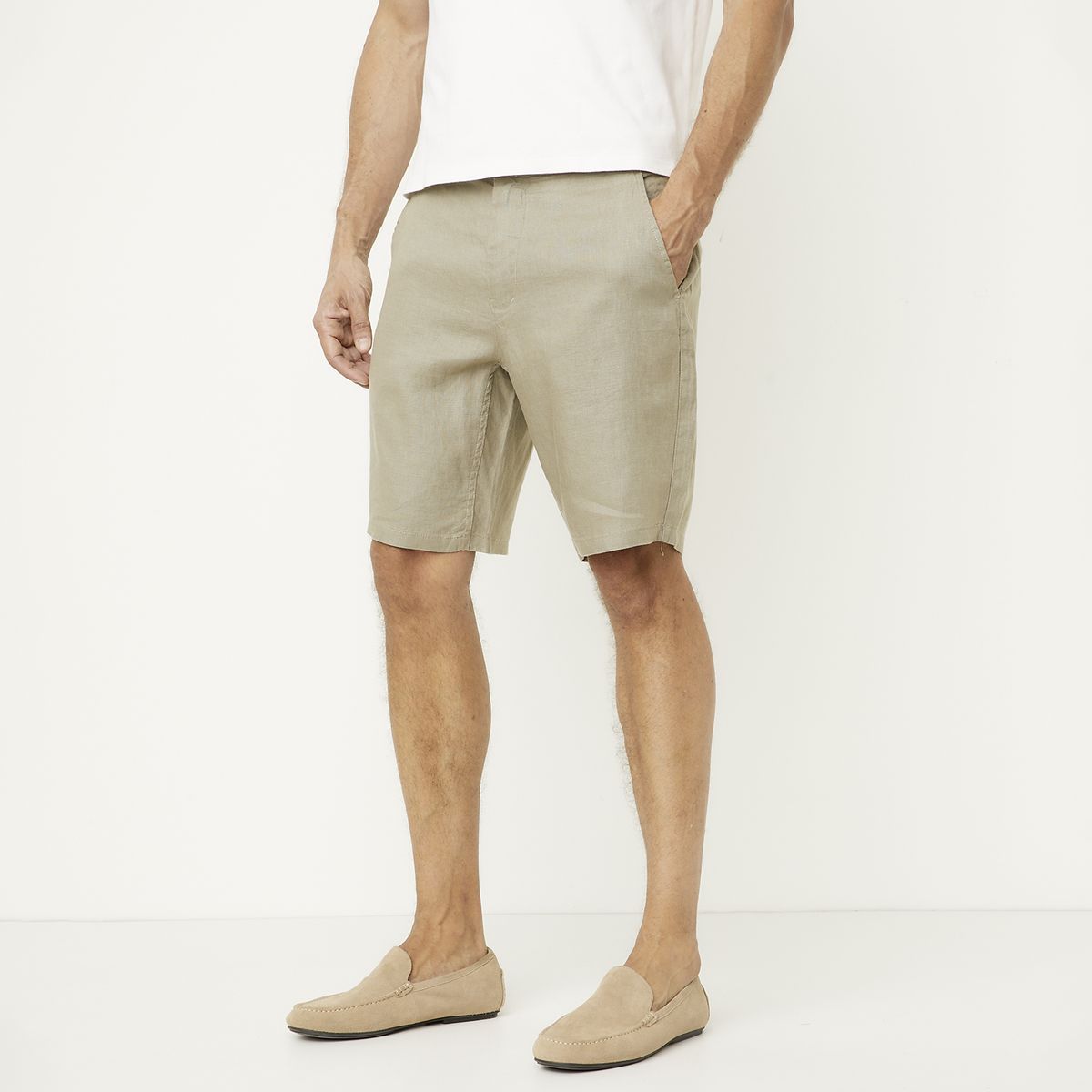 WOLF&HANK - Bermuda Lino Hombre Wolf&Hank