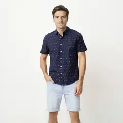 NEWPORT - Camisa Manga Corta Hombre