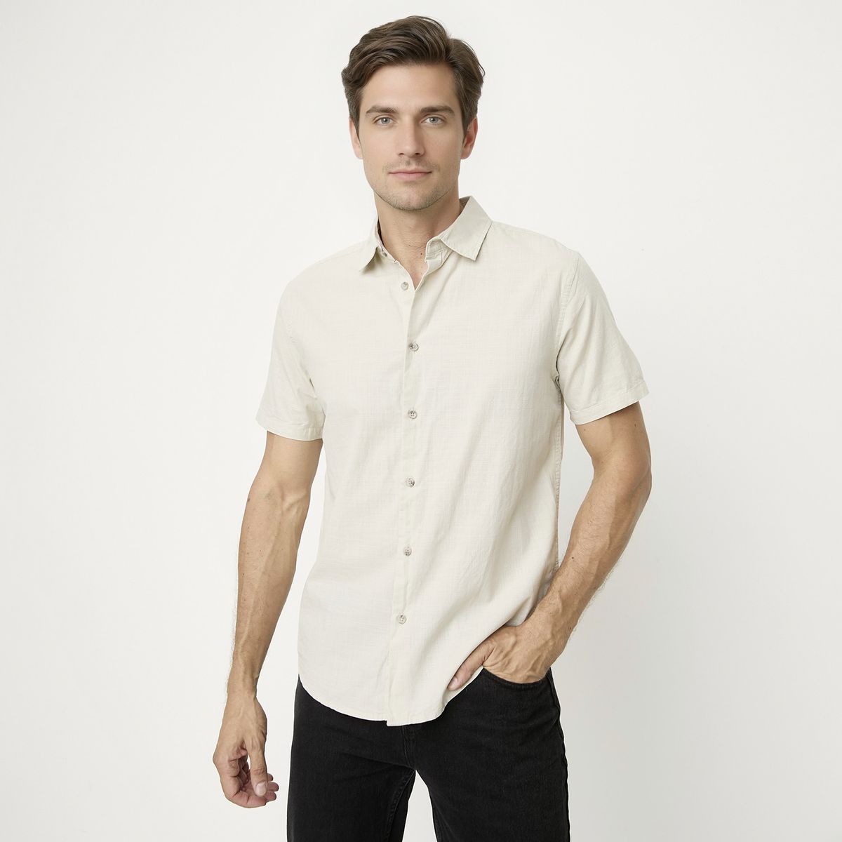 NEWPORT - Camisa Manga Corta Hombre Newport