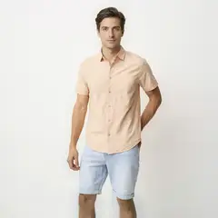 NEWPORT - Camisa Manga Corta Hombre