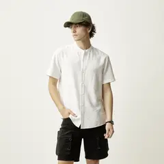 BASEMENT - Camisa Manga Corta Hombre