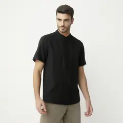BASEMENT - Camisa Manga Corta Hombre