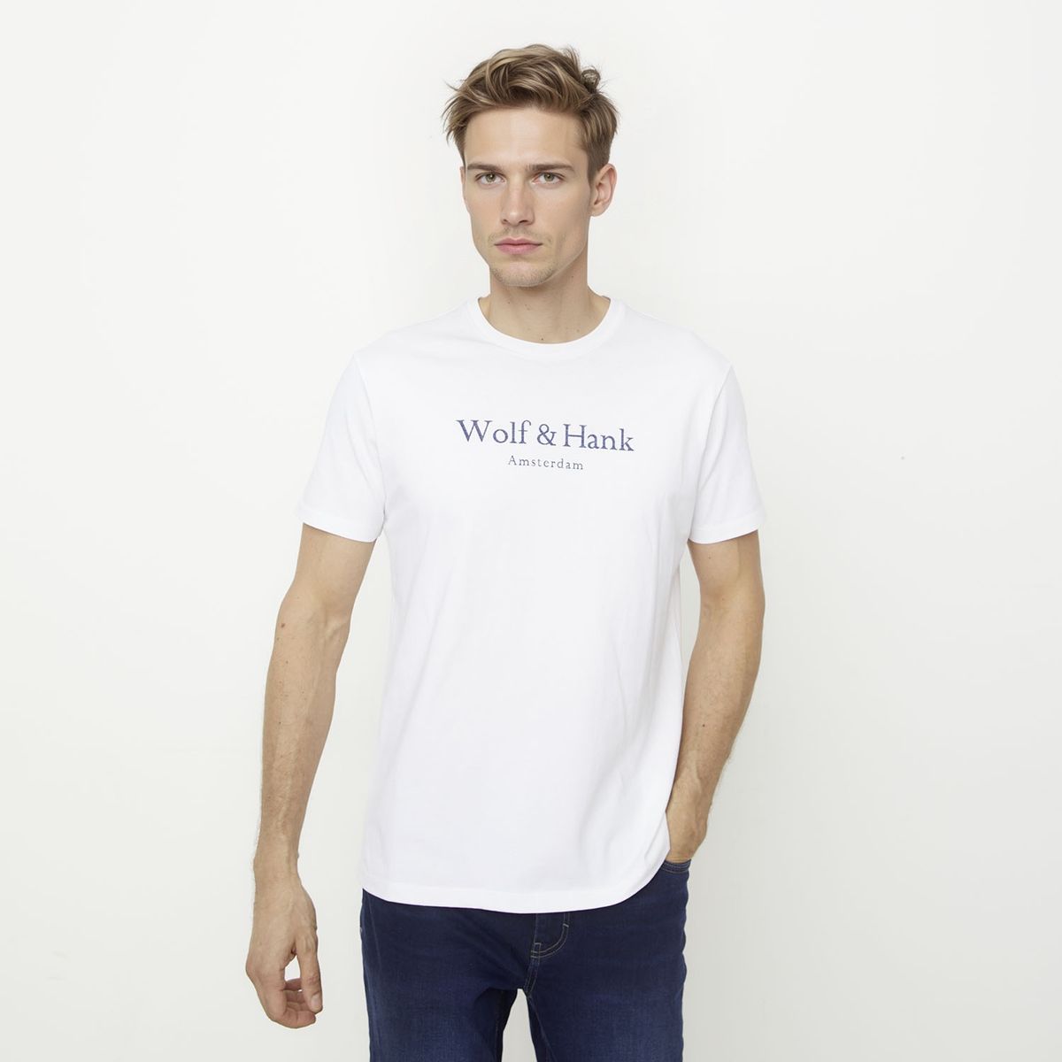 WOLF&HANK - Polera Manga Corta Hombre Wolf&Hank