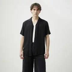 BASEMENT - Camisa Casual Manga Corta Hombre