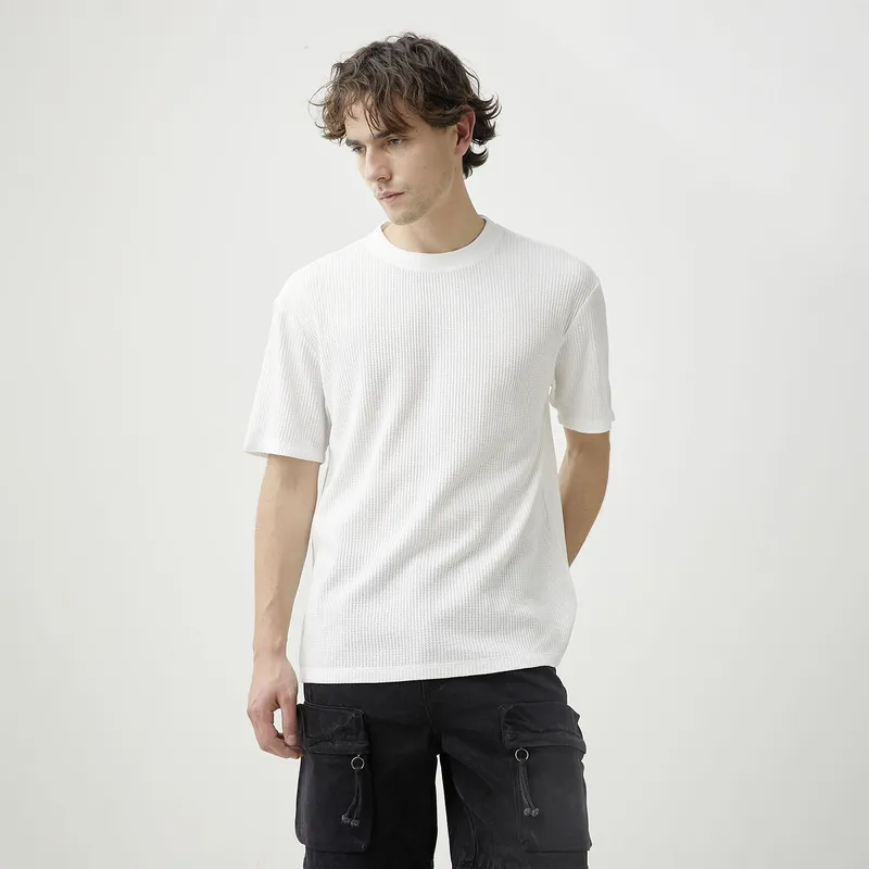 BASEMENT - Polera Manga Corta Hombre Basement