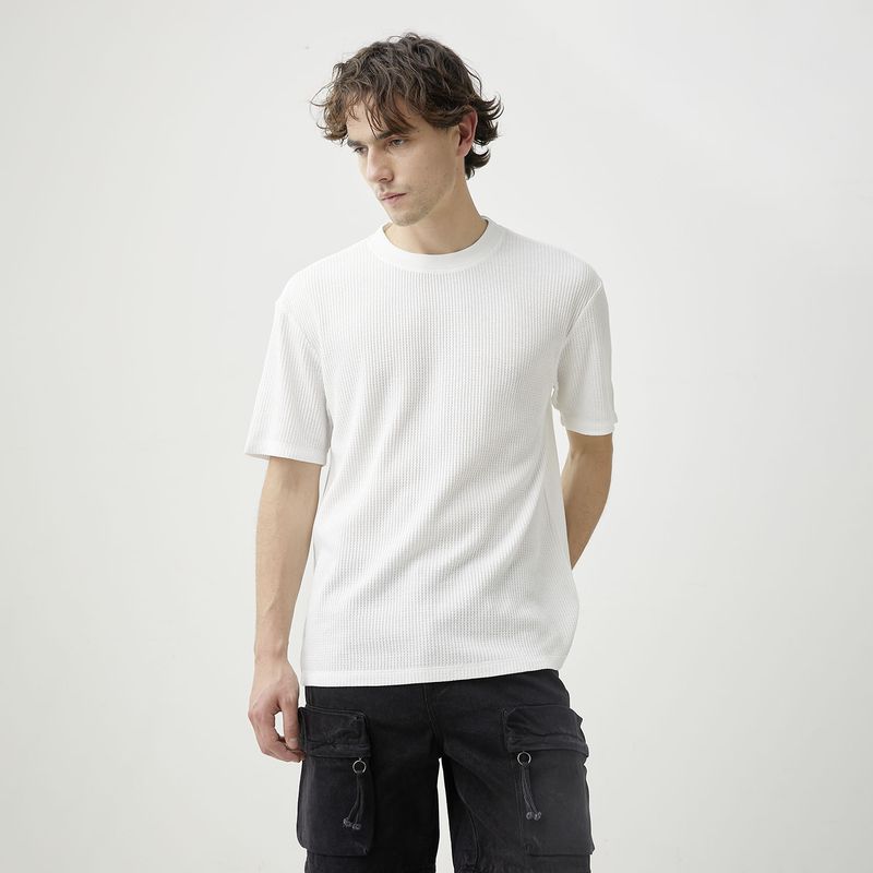 BASEMENT - Polera Manga Corta Hombre Basement