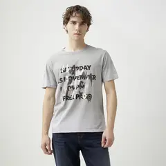 BASEMENT - Polera Manga Corta Hombre