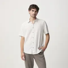 BASEMENT - Camisa Manga Corta Hombre