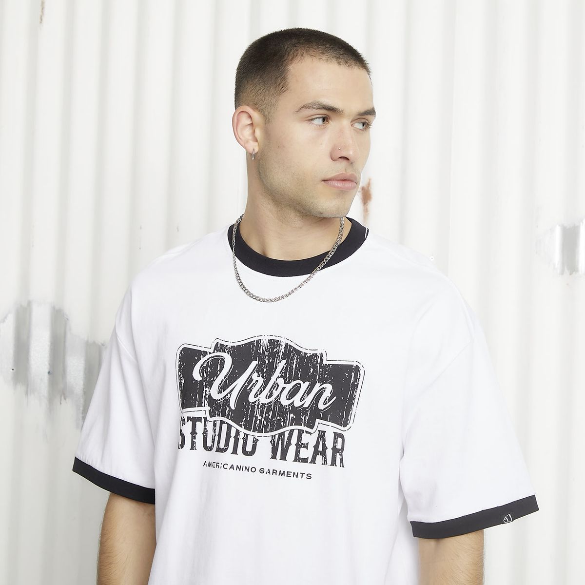 AMERICANINO - Polera Manga Corta Hombre Americanino