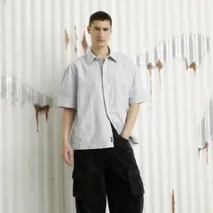 AMERICANINO - Camisa Manga Corta Casual Hombre