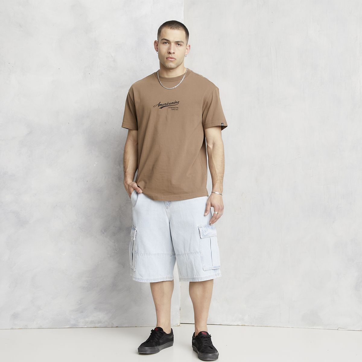 AMERICANINO - Bermuda Casual Hombre Americanino