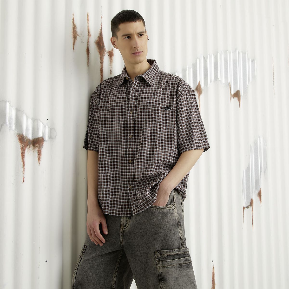 AMERICANINO - Camisa Casual Hombre Americanino