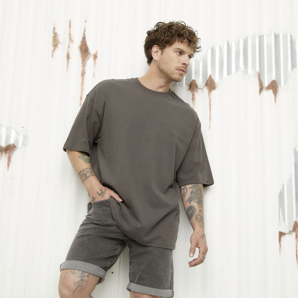 AMERICANINO - Polera Manga Corta Hombre Americanino