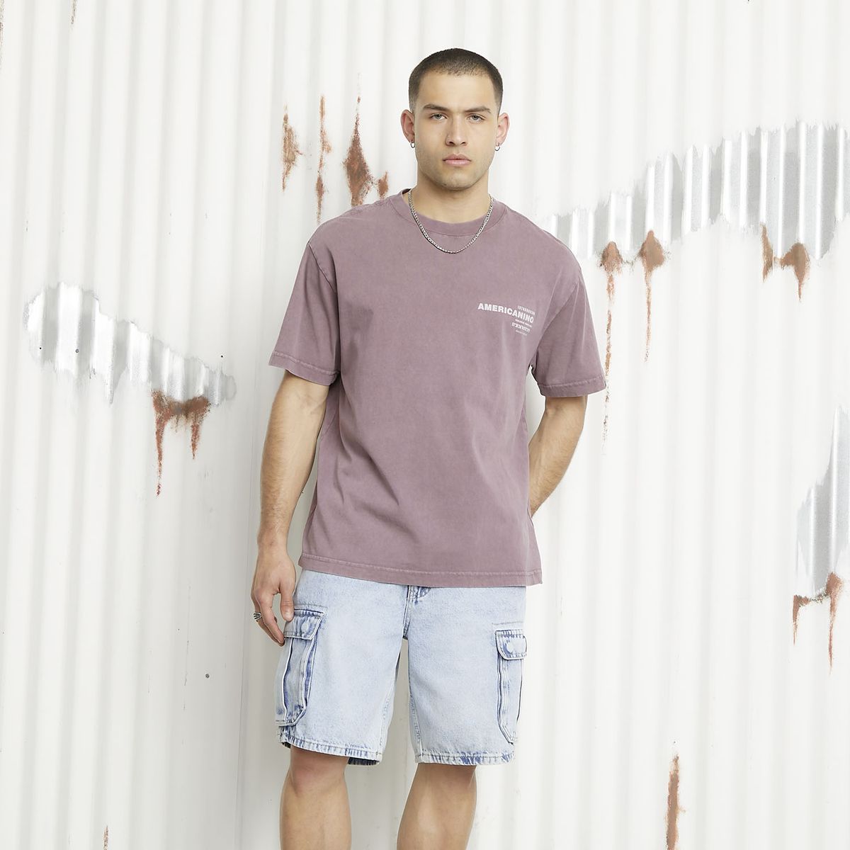 AMERICANINO - Polera Manga Corta Hombre Americanino