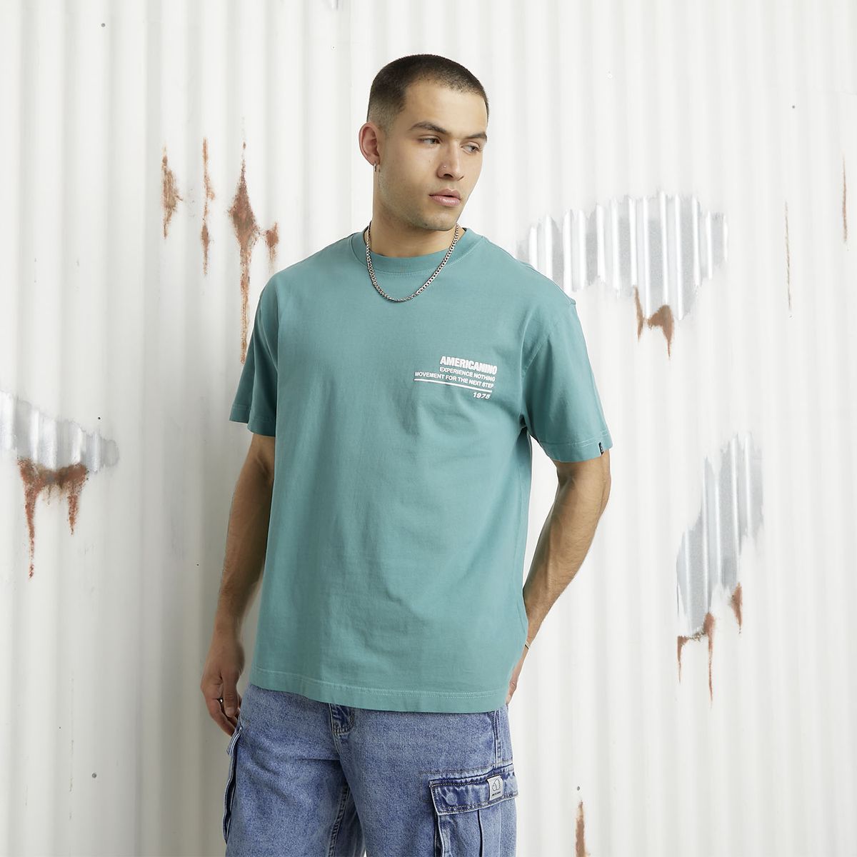 AMERICANINO - Polera Manga Corta Hombre Americanino