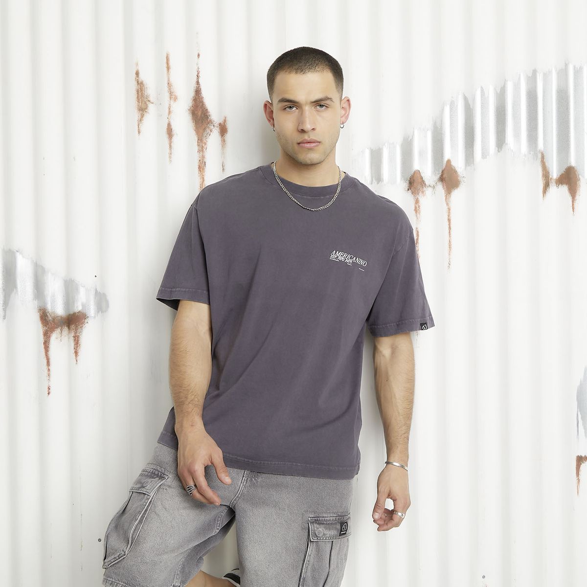 AMERICANINO - Polera Manga Corta Hombre Americanino