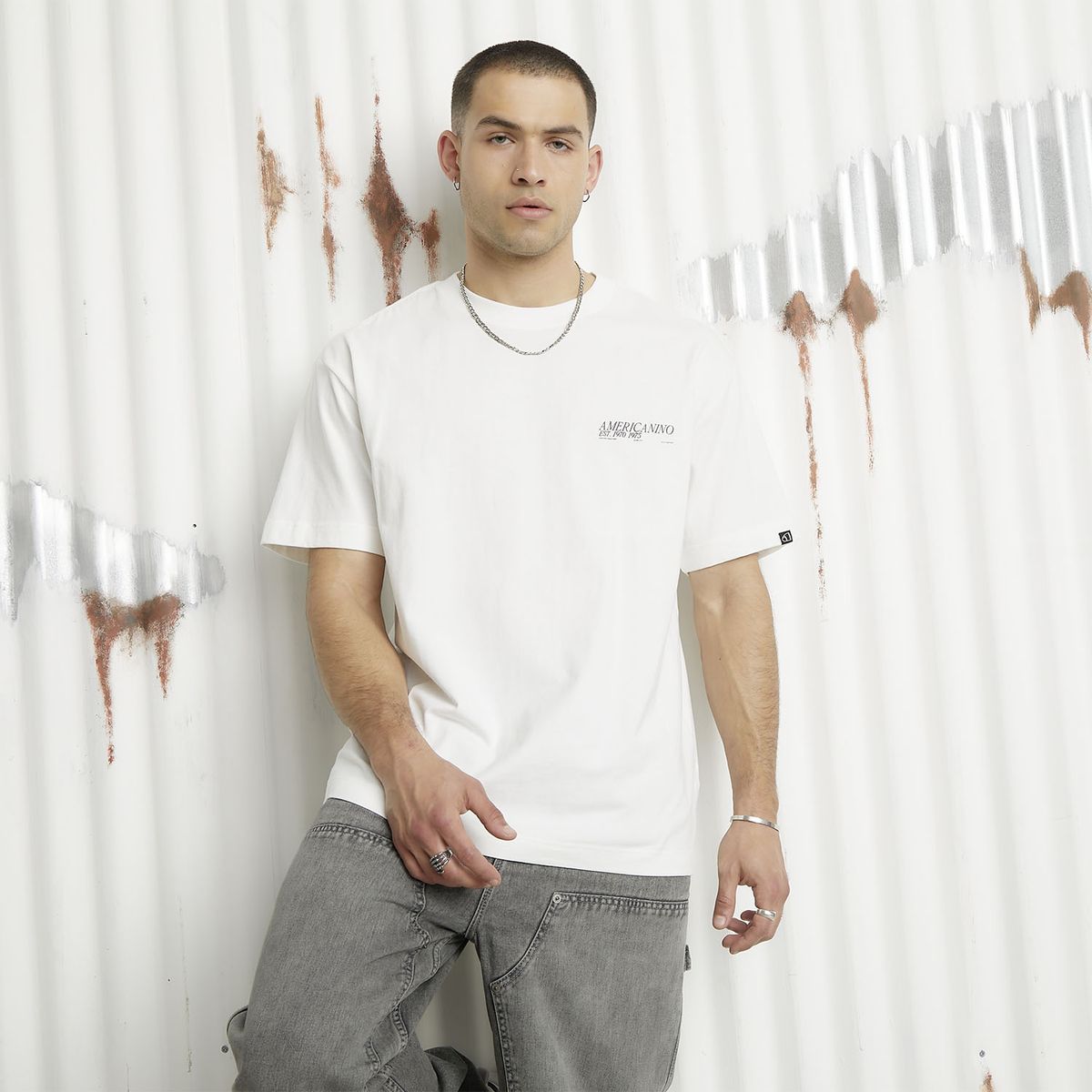 AMERICANINO - Polera Manga Corta Hombre Americanino
