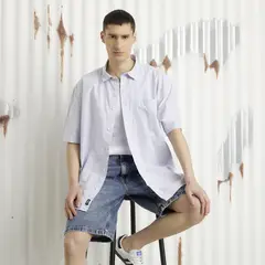 AMERICANINO - Camisa Manga Corta Casual Hombre