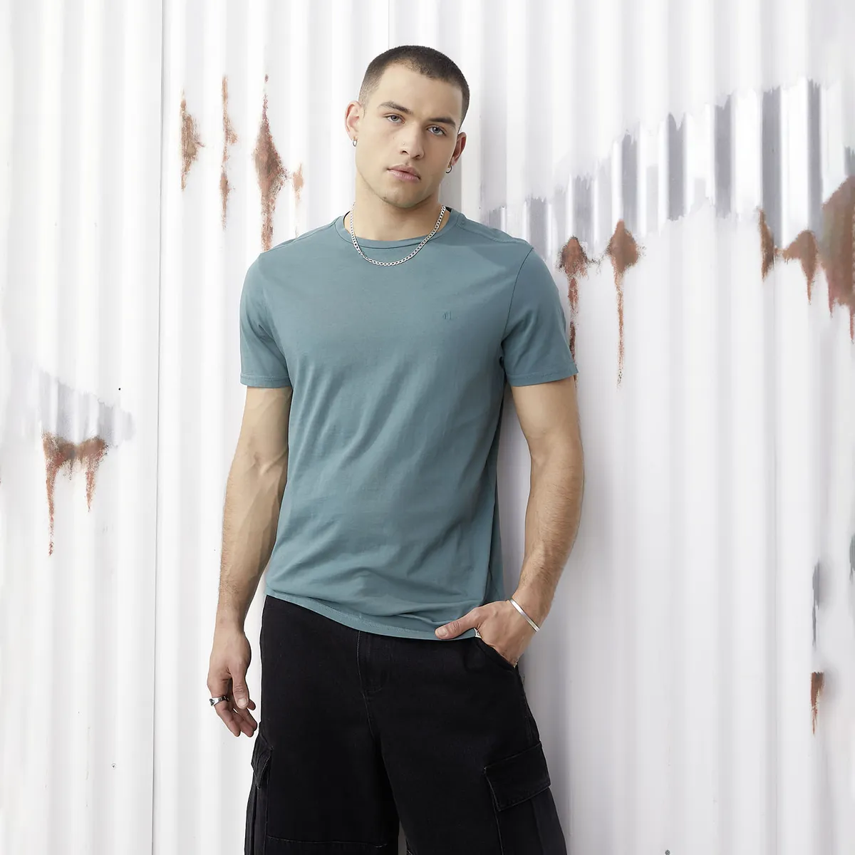 AMERICANINO - Polera Manga Corta Algodón Hombre Americanino