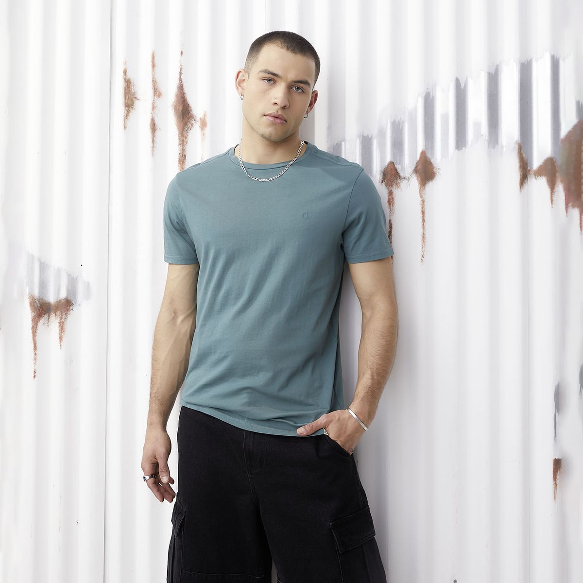 AMERICANINO - Polera Manga Corta Algodón Hombre Americanino