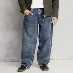 AMERICANINO - Jeans Baggy Tiro Bajo Hombre