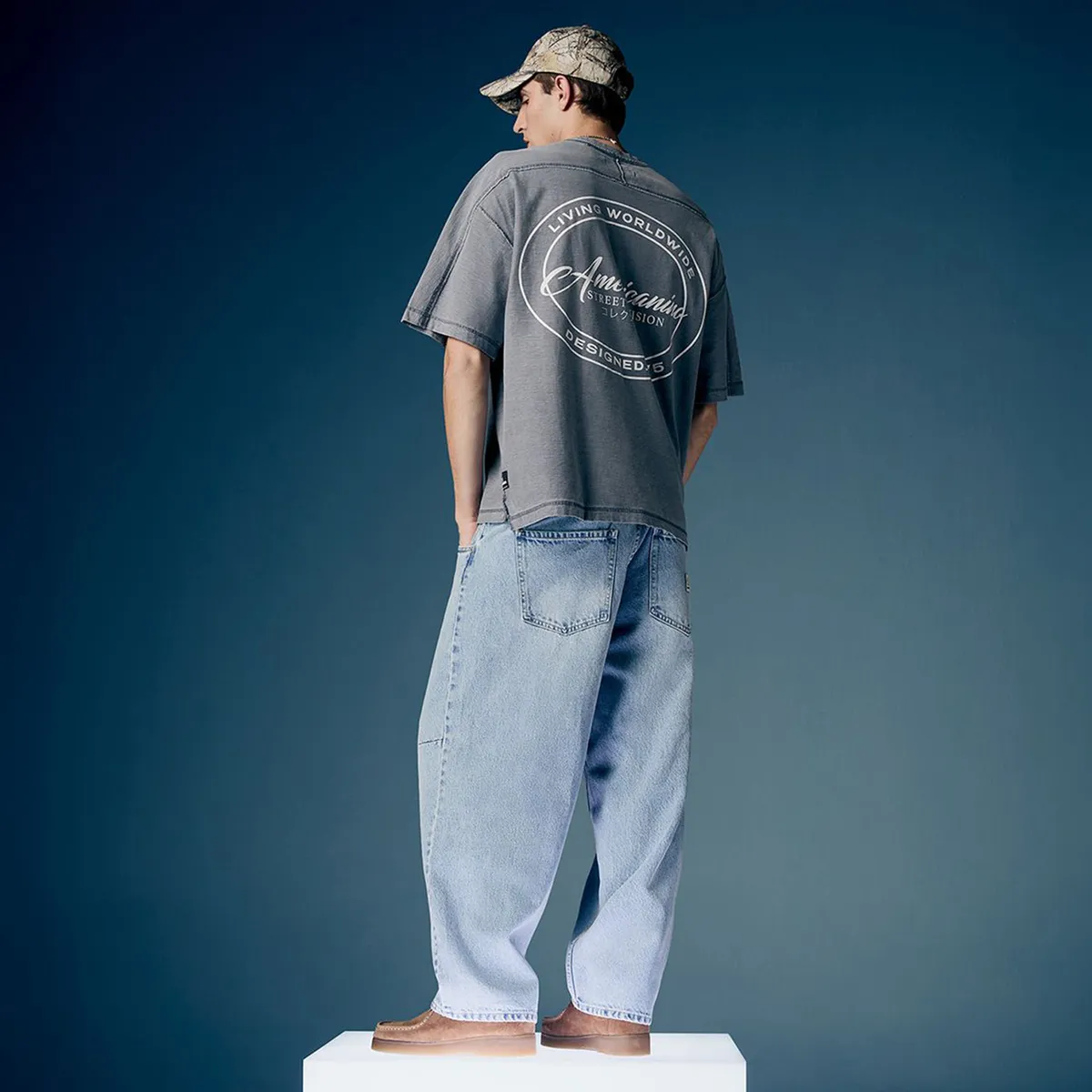 AMERICANINO - Jeans Baggy Hombre Americanino