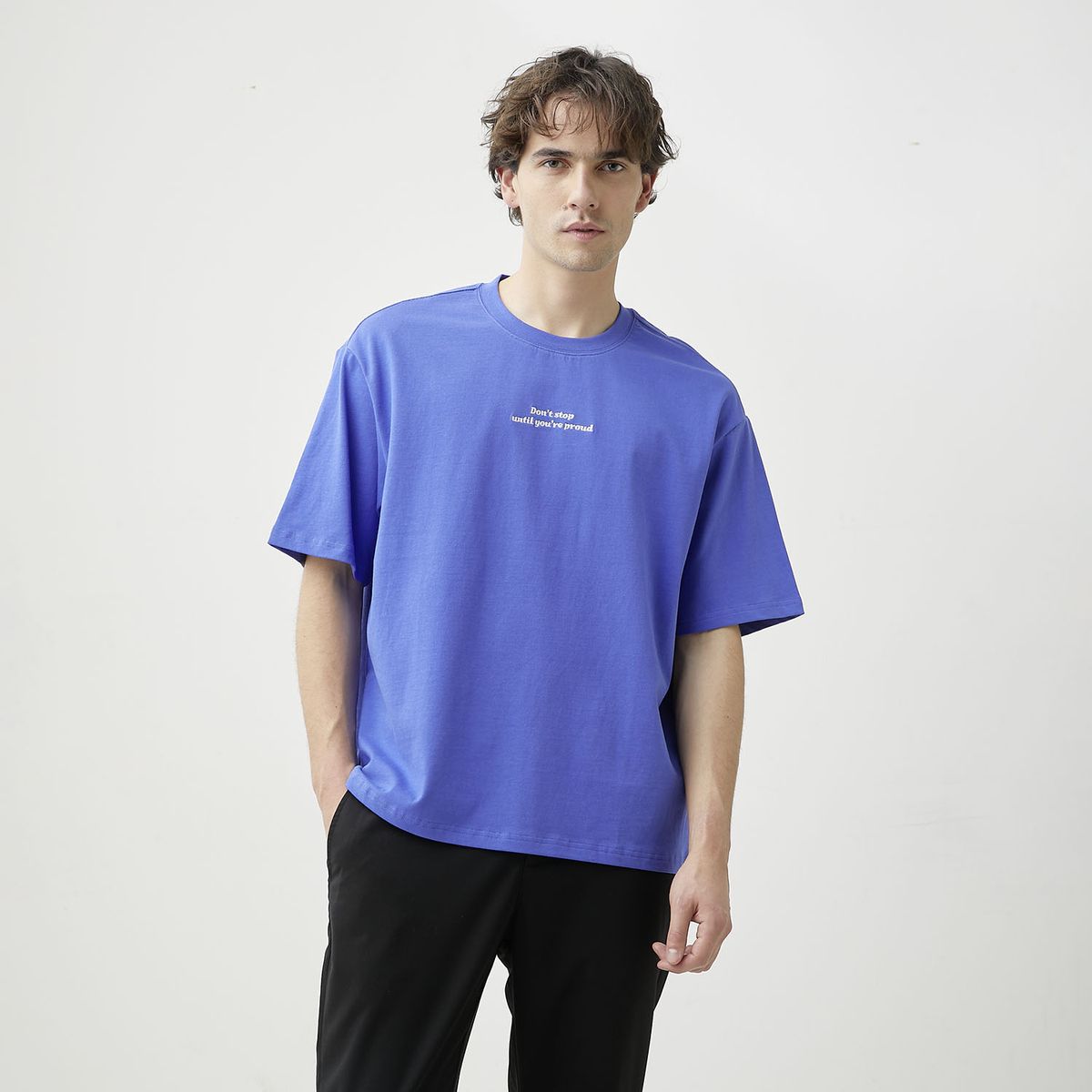 BASEMENT - Polera Manga Corta Hombre Basement