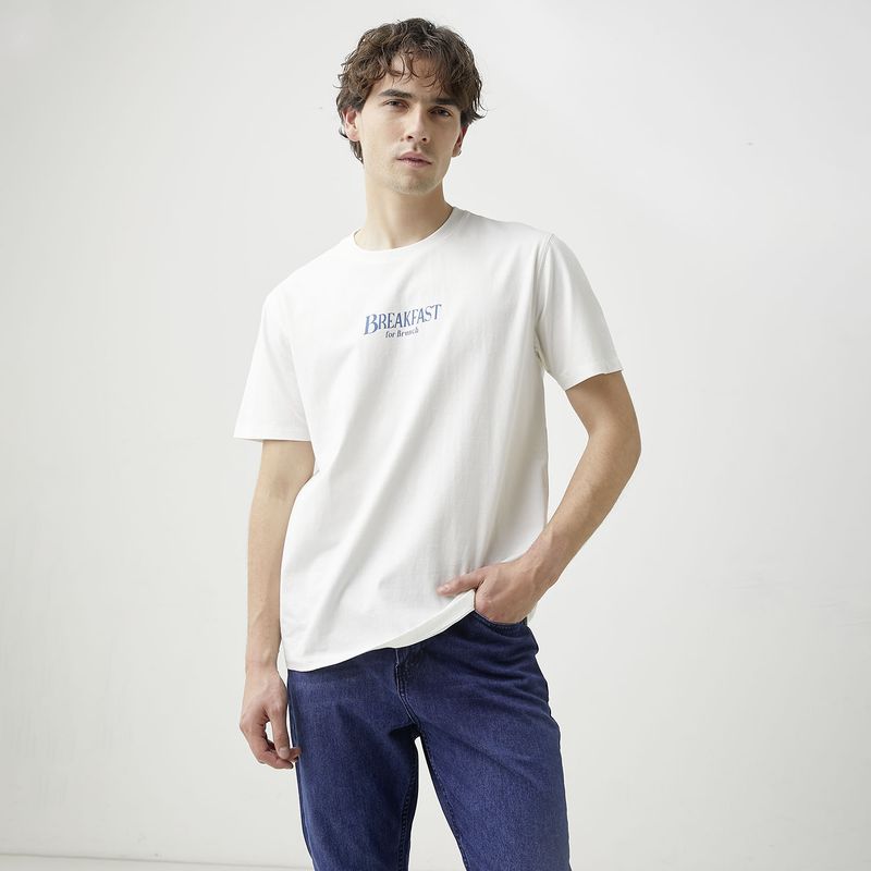 BASEMENT - Polera Manga Corta Hombre Basement
